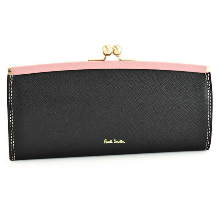 楽天市場】ポールスミス 財布 長財布 がま口財布 黒(ブラック) Paul  