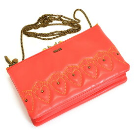 展示品箱なし アナスイ 財布 長財布 お財布ショルダー ピンク(ややオレンジがかったようなピンクです。) ANNA SUI 314434-33 レディース 婦人