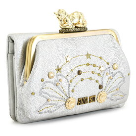 アナスイ 財布 二つ折り財布 がま口財布 オーロラ(シルバーに見えます) ANNA SUI 314971-99 レディース 婦人 ギフト 定番 彼氏 彼女 プレゼント