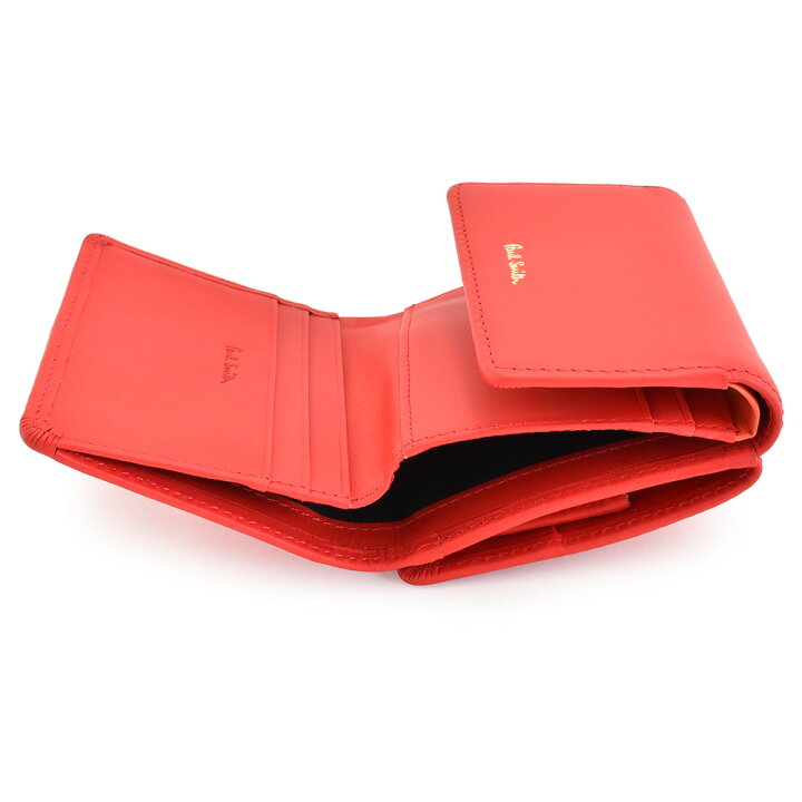 楽天市場】展示品箱なし ポールスミス 財布 二つ折り財布 BOX型 赤  