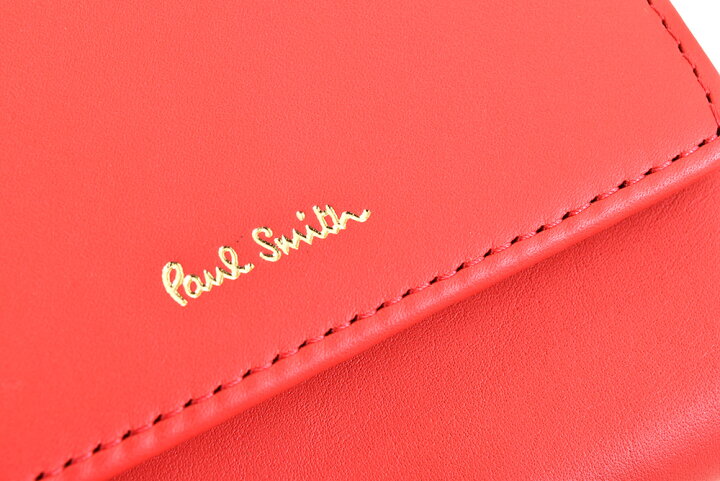 楽天市場】展示品箱なし ポールスミス 財布 二つ折り財布 BOX型 赤  