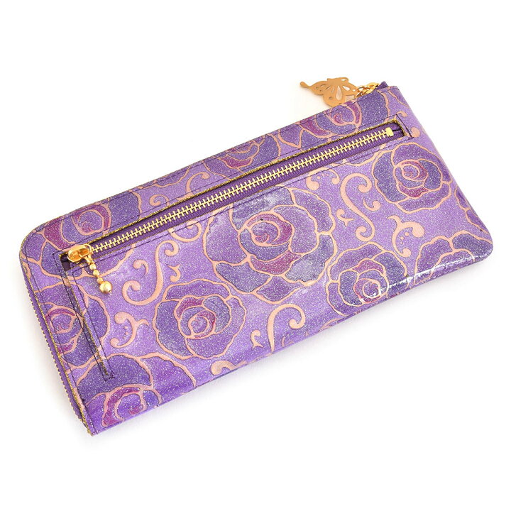 楽天市場】アナスイ 財布 長財布 L字ファスナー 紫(パープル) ANNA SUI 