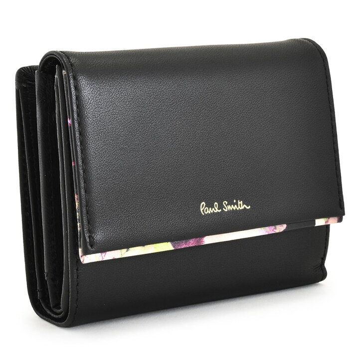 楽天市場】ポールスミス 財布 二つ折り財布 黒(ブラック) Paul Smith 