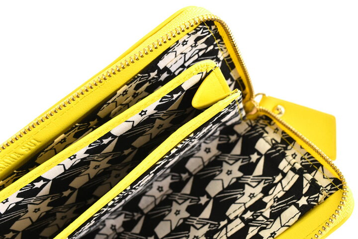 ANNA SUI (アナスイ) 長財布 イエローグリーン アナスイ ANNA SUI 