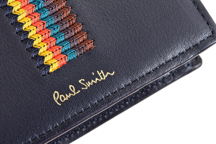 楽天市場】ポールスミス 財布 二つ折り財布 紺(ネイビー) Paul Smith  