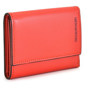 カルバンクライン 財布 三つ折り財布 BOX型 オレンジ CK CALVIN KLEIN 876605 メンズ 紳士 ギフト 定番 彼氏 彼女 プレゼント