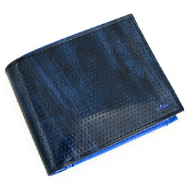 ランバンオンブルー 財布 二つ折り財布 紺(ネイビー) LANVIN en Bleu 582603 メンズ 紳士 ギフト 定番 彼氏 彼女 プレゼント