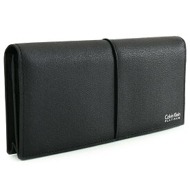 カルバンクラインプラティナム 財布 長財布 黒(ブラック) CK CALVIN KLEIN 819604 メンズ 紳士 ギフト 定番 彼氏 彼女 プレゼント