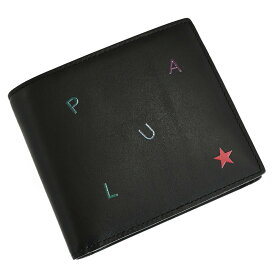 ポールスミス 財布 二つ折り財布 黒(ブラック) Paul Smith bps133-10 メンズ 紳士 ギフト 定番 彼氏 彼女 プレゼント