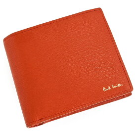 ポールスミス 財布 二つ折り財布 レンガ Paul Smith psq013-22 メンズ 紳士 ギフト 定番 彼氏 彼女 プレゼント