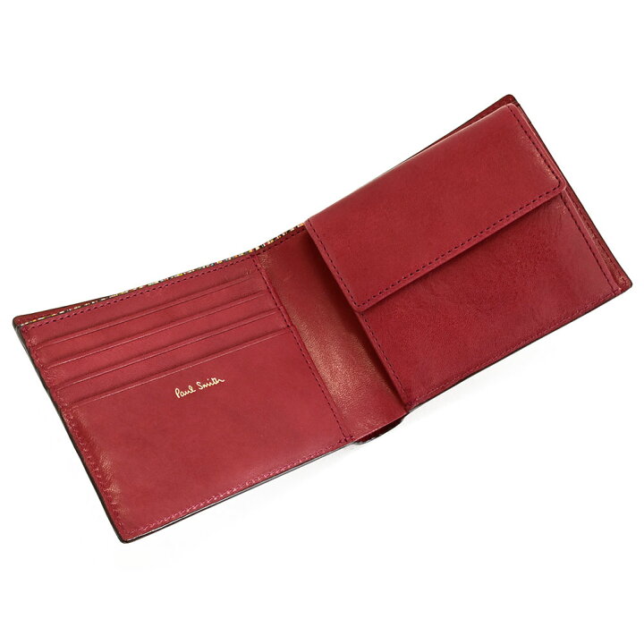 楽天市場】展示品箱なし ポールスミス 財布 二つ折り財布 赤(レッド  
