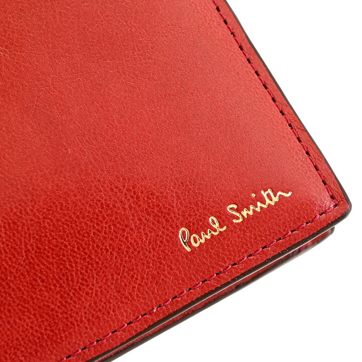 楽天市場】展示品箱なし ポールスミス 財布 二つ折り財布 赤(レッド  