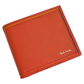 展示品箱なし ポールスミス 財布 二つ折り財布 レンガ Paul Smith bps075-22 メンズ 紳士