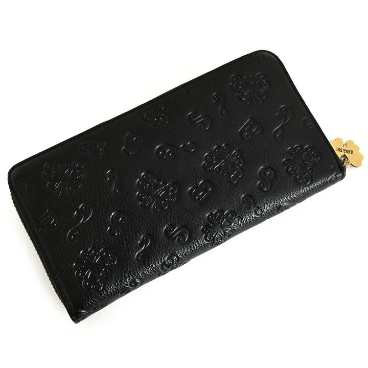 楽天市場】アナスイ 財布 長財布 ラウンドファスナー 黒(ブラック 
