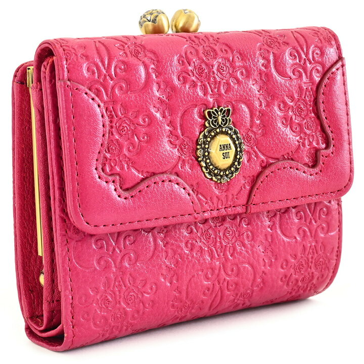 楽天市場】アナスイ 財布 二つ折り財布 がま口財布 マゼンダ ANNA SUI 