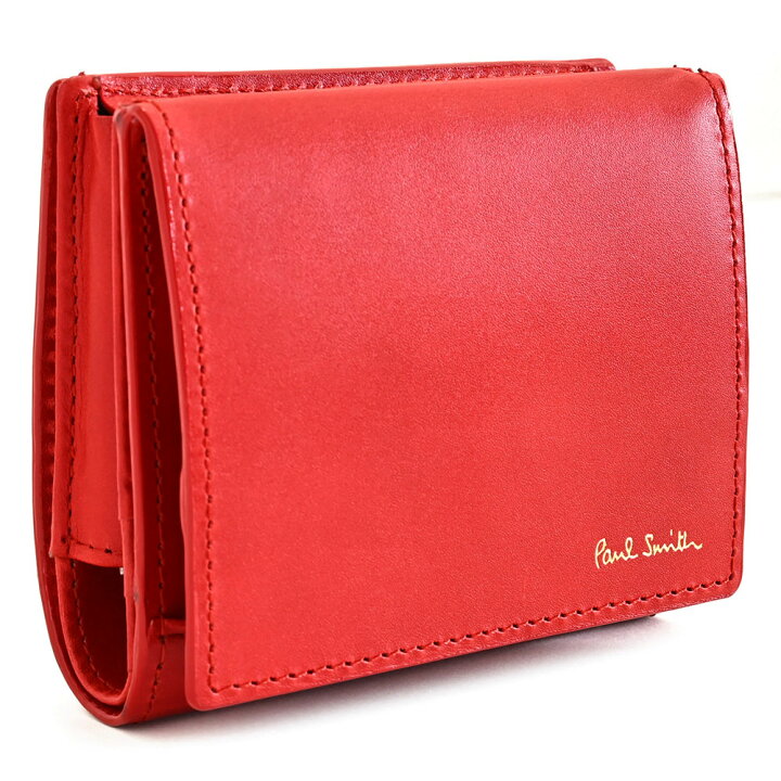 楽天市場】ポールスミス 財布 二つ折り財布 BOX財布 赤(レッド) Paul  