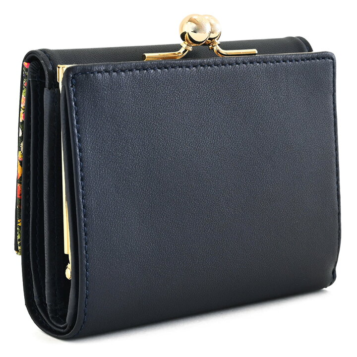 楽天市場】ポールスミス 財布 二つ折り財布 がま口財布 紺(ネイビー  