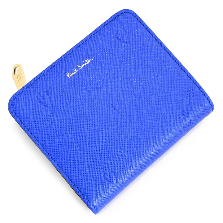 楽天市場】ポールスミス 財布 二つ折り財布 L字ファスナー 青(ブルー 