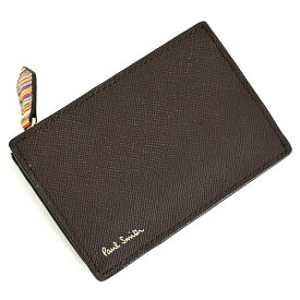 ポールスミス パスケース 小銭入れ コインケース L字ファスナー チョコ Paul Smith psc786-71 メンズ 紳士 ギフト 定番 彼氏 彼女 プレゼント