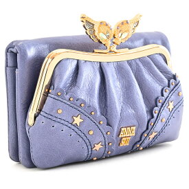 展示品箱なし アナスイ 財布 二つ折り財布 がま口財布 紫(パープル) ANNA SUI 316521-90 レディース 婦人