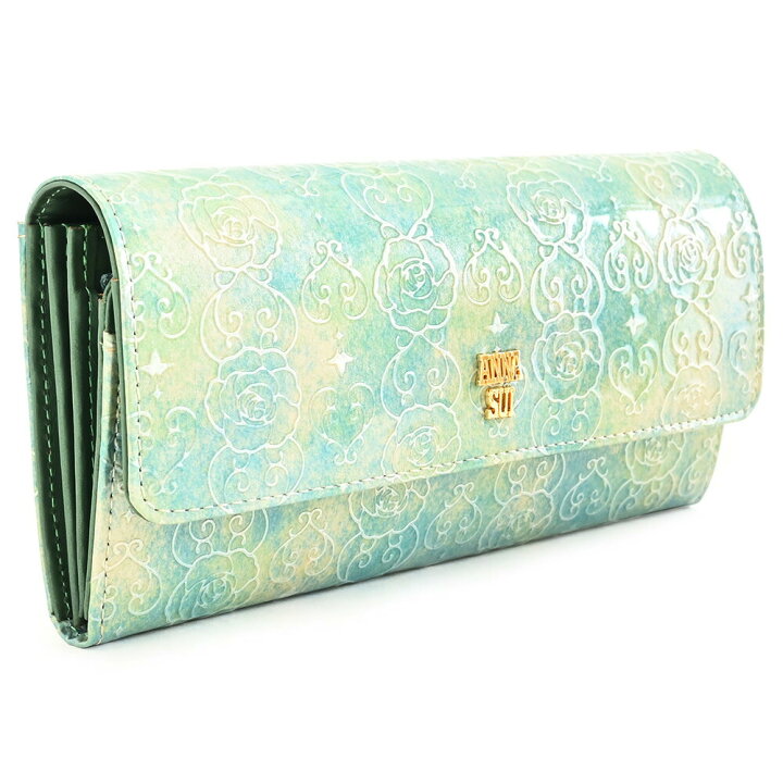 楽天市場】アナスイ 財布 長財布 エメラルドグリーン ANNA SUI 316910 