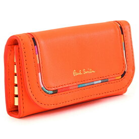 ポールスミス キーケース ポップレッド(オレンジっぽいお色です) Paul Smith bpw281-20 レディース 婦人 ギフト 定番 彼氏 彼女 プレゼント