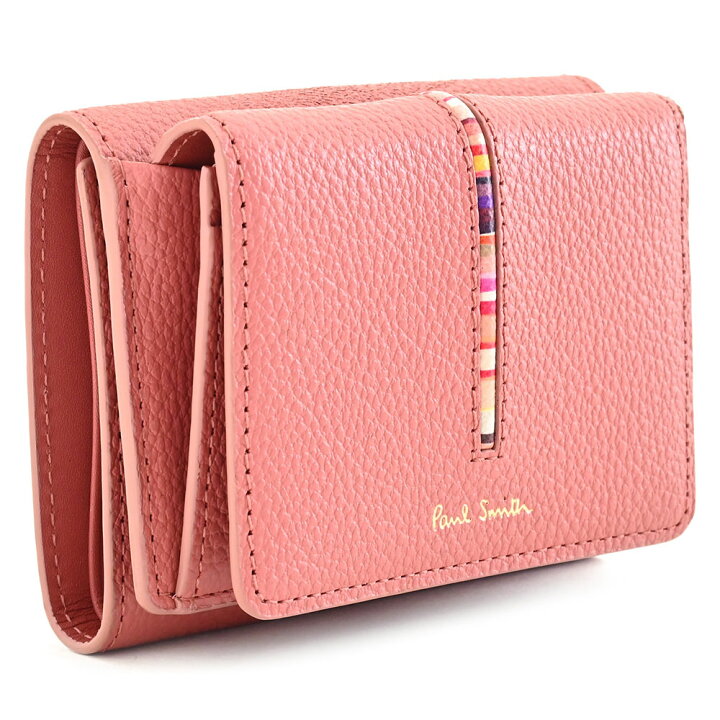 楽天市場】ポールスミス 財布 三つ折り財布 ピンク Paul Smith pwd653  