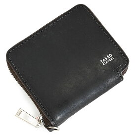 タケオキクチ 財布 二つ折り財布 ラウンドファスナー BOX型 黒(ブラック) TAKEO KIKUCHI 780603 メンズ 紳士 ギフト 定番 彼氏 彼女 プレゼント