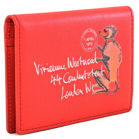 ヴィヴィアンウエストウッド パスケース 定期入れ 赤(レッド) Vivienne Westwood ACCESSORIES vwk470-20 ギフト 定番 彼氏 彼女 プレゼント