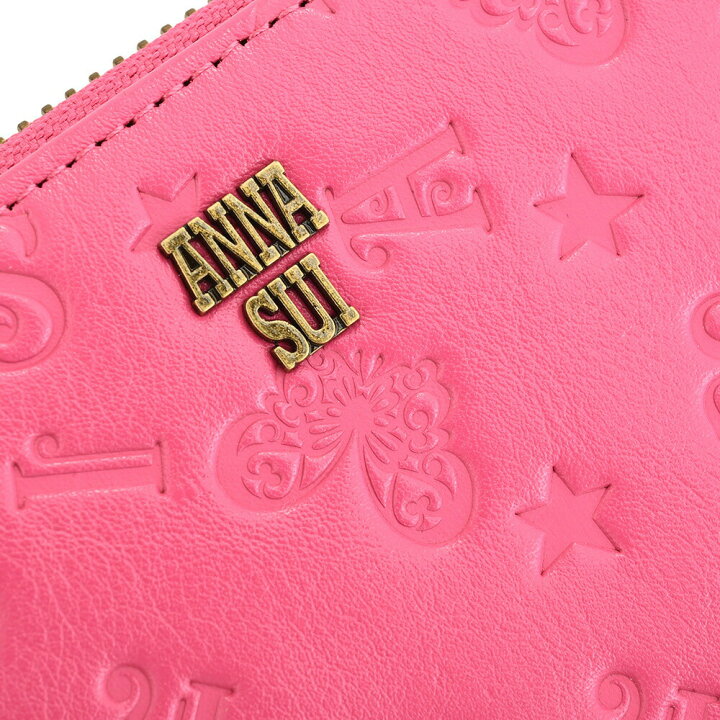 楽天市場】アナスイ 財布 長財布 ラウンドファスナー ピンク ANNA SUI 