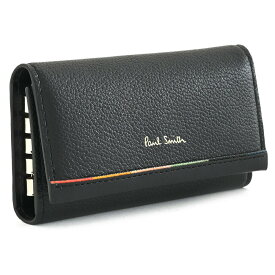 ポールスミス キーケース 黒(ブラック) Paul Smith bpw141-10 レディース 婦人 ギフト 定番 彼氏 彼女 プレゼント