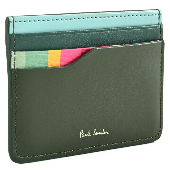 楽天市場】ポールスミス カードケース 薄型 緑(グリーン) Paul Smith  