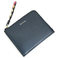 ポールスミス 財布 小銭入れ コインケース 薄型 L字ファスナー 紺(ネイビー) Paul Smith bpw372-31 レデ…