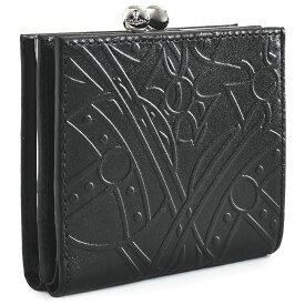 ヴィヴィアンウエストウッド 財布 二つ折り財布 がま口財布 黒(ブラック) Vivienne Westwood ACCESSORIES 3218cj21 ギフト 定番 彼氏 彼女 プレゼント
