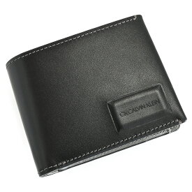 カルバンクライン 財布 二つ折り財布 黒(ブラック) CK CALVIN KLEIN 813623 メンズ 紳士 ギフト 定番 彼氏 彼女 プレゼント