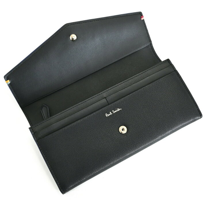 楽天市場】ポールスミス 財布 長財布 黒(ブラック) Paul Smith bpw266  