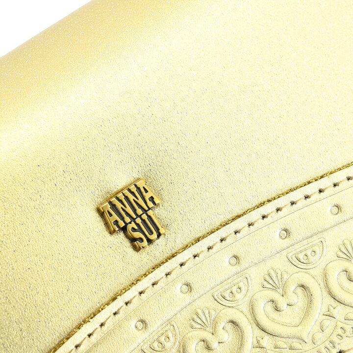 楽天市場】アナスイ フレームアーツ 財布 長財布 ゴールド ANNA SUI  