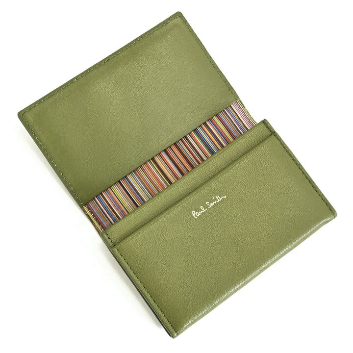 楽天市場】ポールスミス 名刺入れ カードケース カーキ Paul Smith  