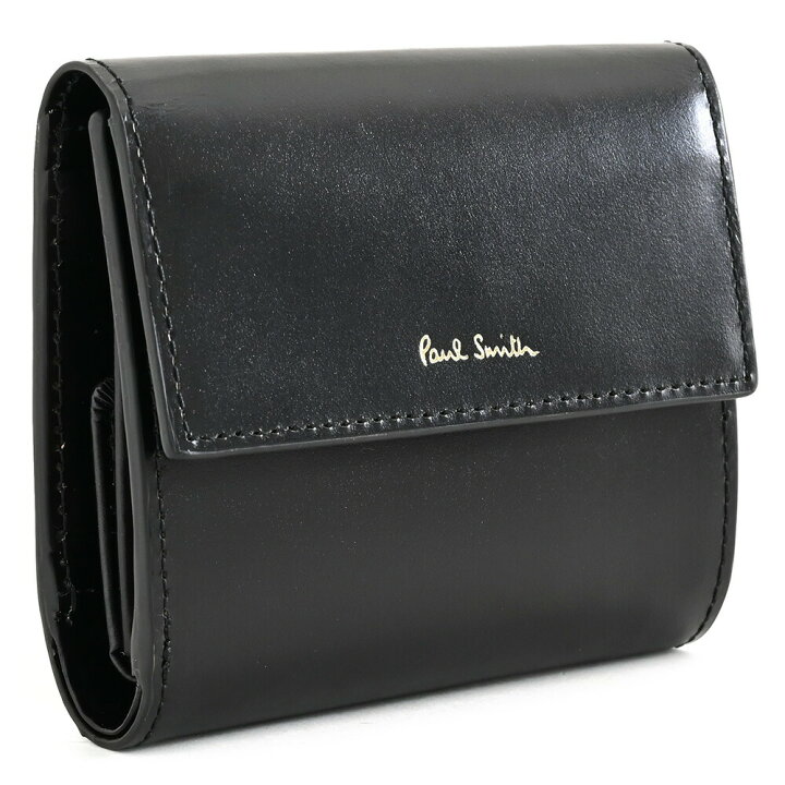 楽天市場】ポールスミス 財布 三つ折り財布 黒(ブラック) Paul Smith  