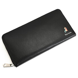 ポールスミス 財布 長財布 ラウンドファスナー 黒(ブラック) Paul Smith bps656-10 メンズ 紳士 ギフト 定番 彼氏 彼女 プレゼント