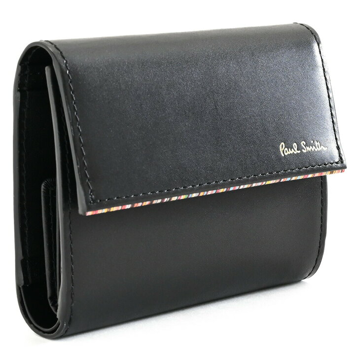 楽天市場】ポールスミス 財布 三つ折り財布 黒(ブラック) Paul Smith  
