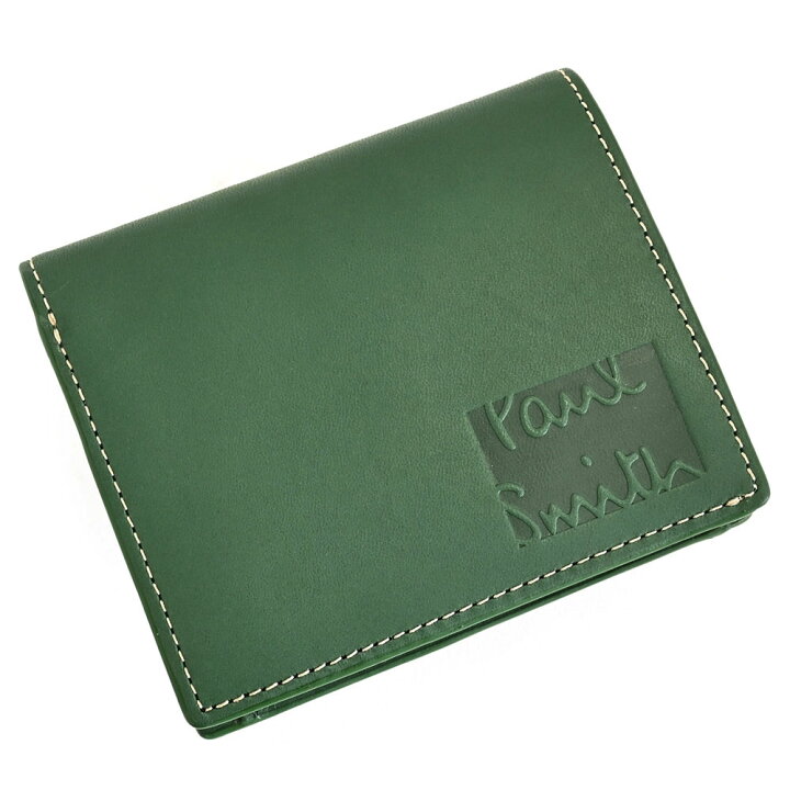 楽天市場】ポールスミス 財布 二つ折り財布 緑(グリーン) Paul Smith  