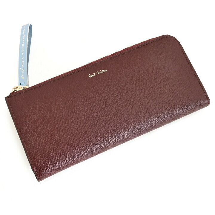 楽天市場】ポールスミス 財布 長財布 L字ファスナー ボルドー Paul 
