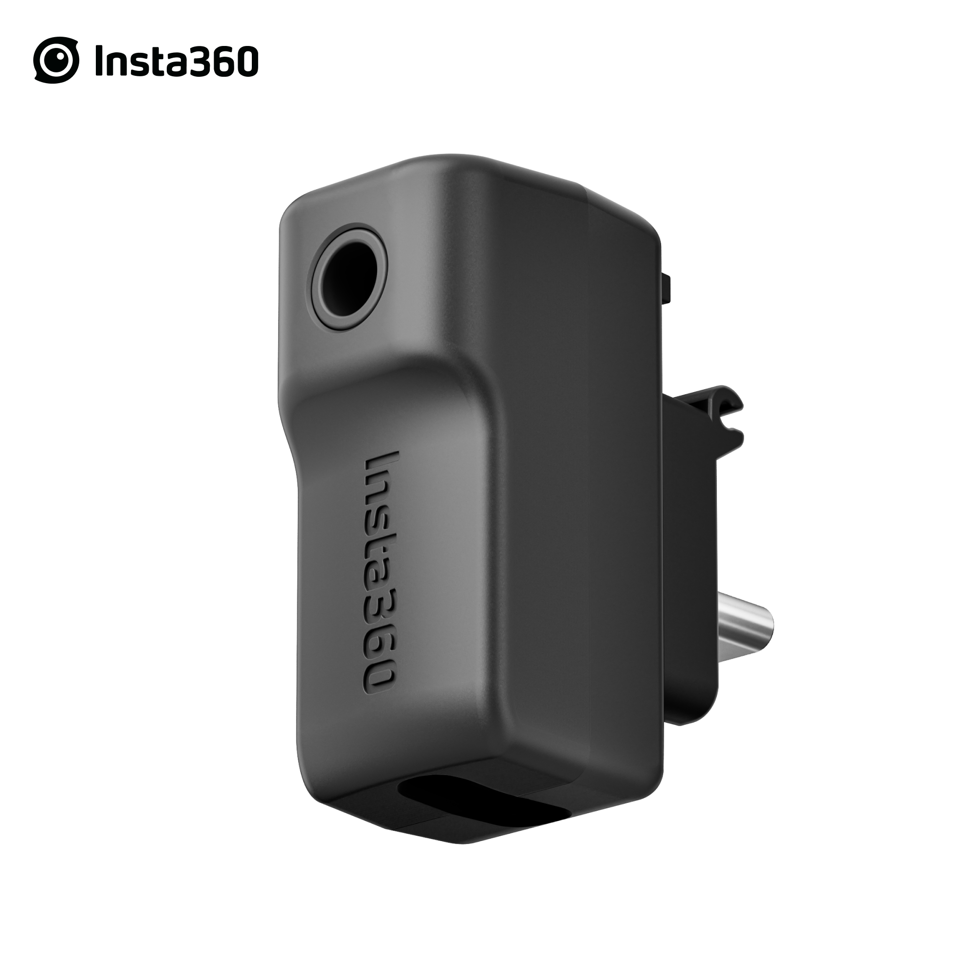 Insta360 X3用マイクアダプター|あす楽 カメラ用外部マイクアダプター