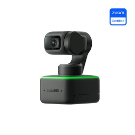 Insta360 Link WEBカメラ　上下90度+360度回転 角度調整可能 4K高画質 PCカメラ Mac/Win対応 AI追跡 ジェスチャー制御 ビデオ通話　 自動光補正　あす楽　ウェブカメラ ライブ配信 書画カメラ スキャナ バランス補正