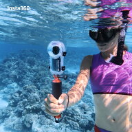 Insta360 フローティングハンドグリップ |【X5 / Ace Pro 2 / X4 / GO 3S / ACE Pro / ACE / X3 】水上で…