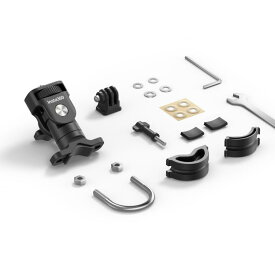 Insta360 バイク用U字ボルトマウント |【X5 / Ace Pro 2 / X4 / Ace Pro / Ace / X3】バイク撮影 U字型 ボルト モーターサイクル用 第三者視点の映像 1/4 インチアダプター