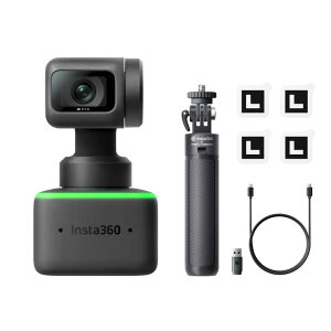 Insta360 Link WEBJ ㉺90x+360x] px\ 4K掿 PCJ Mac/WinΉ AIǐ WFX`[ rfIʘb ␳ EFuJ CuzM J XLi oX