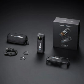 Insta360 X4 全景BMW Motorrad 版 | 8K防水360度アクションカメラ 4K広角動画 見えない自撮り棒効果 着脱式レンズガード 135分連続撮影可能 AI編集 FlowState手ブレ補正 360度水平維持 日本語音声操作 スポーツ／旅行／アウトドア向け