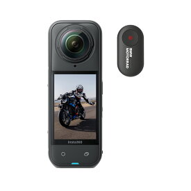 Insta360 X5 BMW Motorrad 限定版 - 防水8K 360度全景アクションカメラ、高い暗所性能、見えない自撮り棒効果、頑丈で交換可能なレンズ、3時間バッテリー、ウィンドガード内蔵、手ブレ補正、トリプルAIチップデザイン、AI編集、鮮やかな色味 ミニリモコン付き